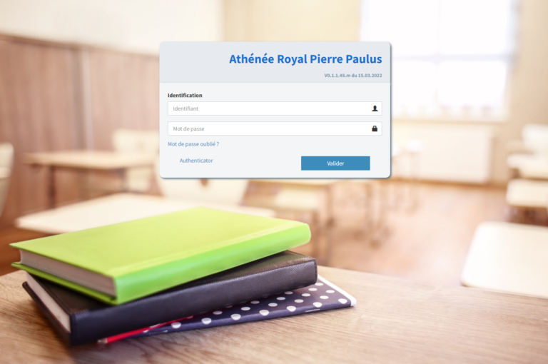 L'Athénée Royal Pierre Paulus est équipé du système école en ligne